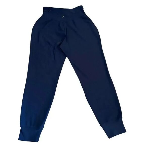 Old Navy Active Women’s Powersoft Navy High Waist Stretchy Yoga SZ M # 1155 - Picture 5 of 13
